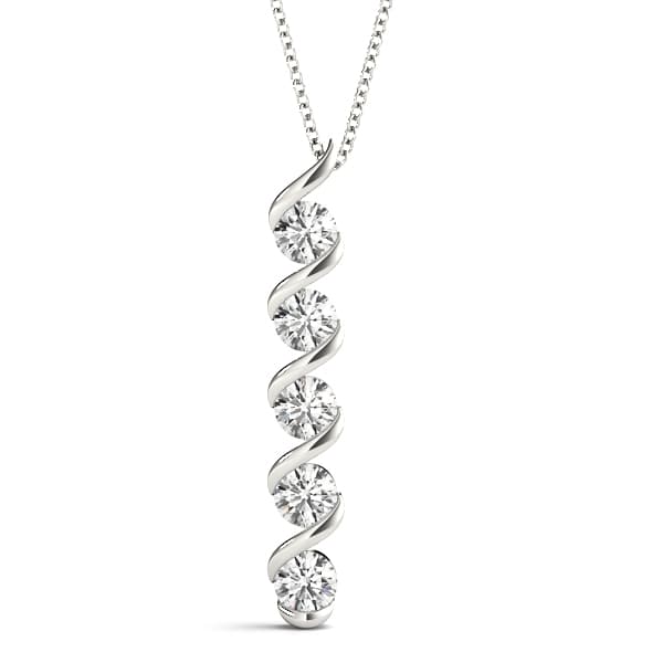 Journey Fashion Pendant — 1/4 CT — View 1