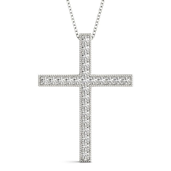 Religious Crosses Pendants — 1/8 CT — View 1
