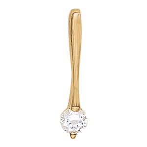 Pendants Solitaires — White Gold