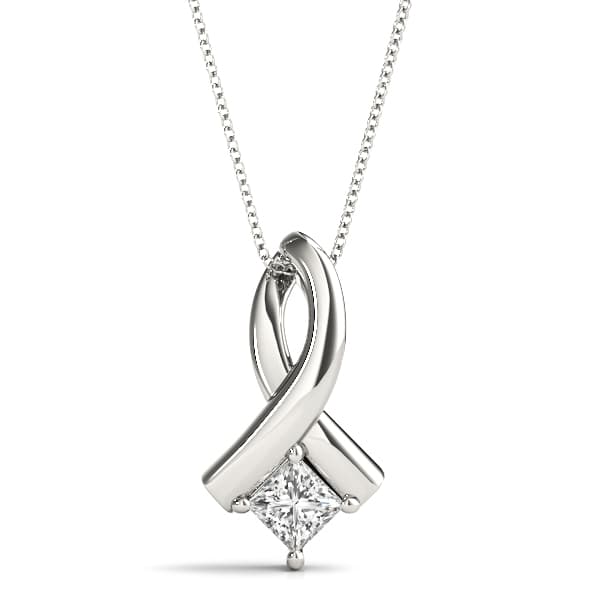 Pendants Solitaires — 3/8 CT — View 1