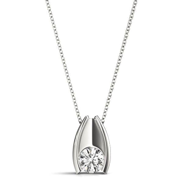 Pendants Solitaires — 3/8 CT — View 1