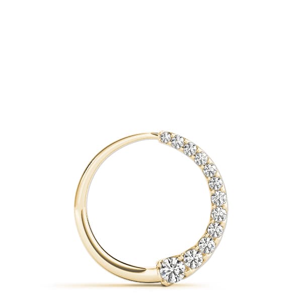 Journey Pendant (1.02 ct. tw.), On hand view in yellow gold