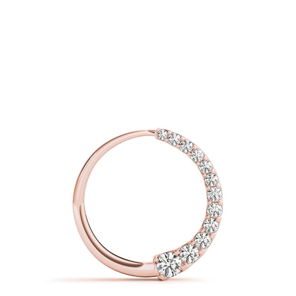 Journey Pendant (1/2 ct. tw.), On hand view in rose gold