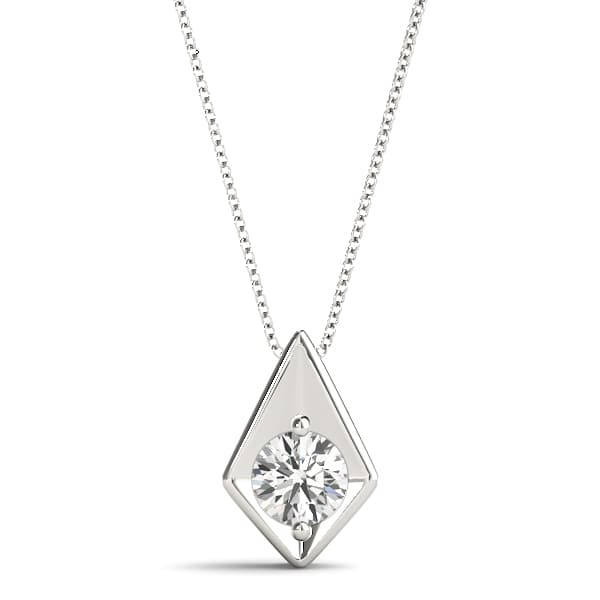 Solitaire Pendant — 1/4 CT — View 1