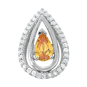 Pendants Color Pear — White Gold
