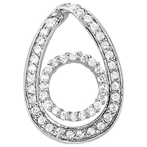 Pendants Fashion — White Gold