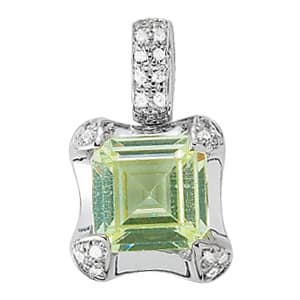Pendants Color Cushion — White Gold