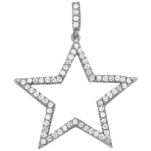 Pendants Fashion — White Gold