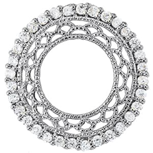 Pendants Circle — White Gold