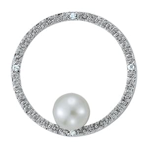 Pendants Color Pearl — White Gold