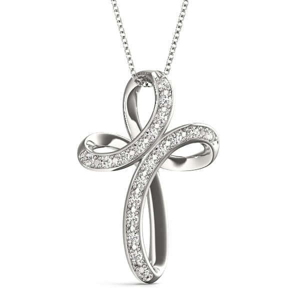 Pendants Religious Crosses — 1/10 CT — View 1