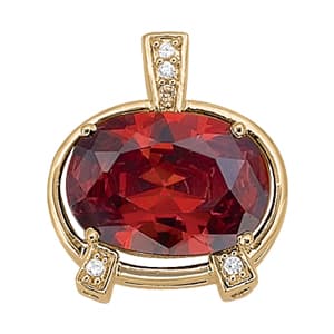 Pendants Color Oval — White Gold