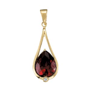 Pendants Color Pear — White Gold