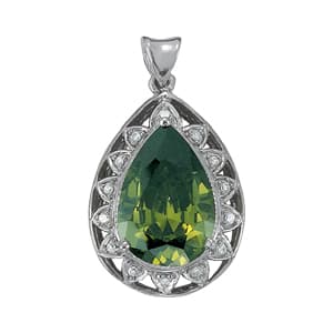 Pendants Color Pear — White Gold