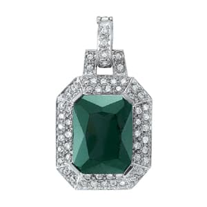 Pendants Color Emerald — White Gold