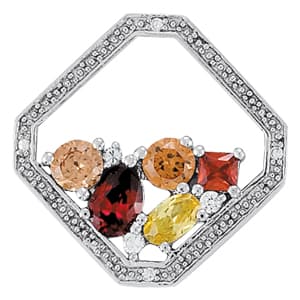 Trillion Color Pendant — White Gold