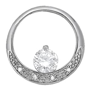 Pendants Fashion — White Gold