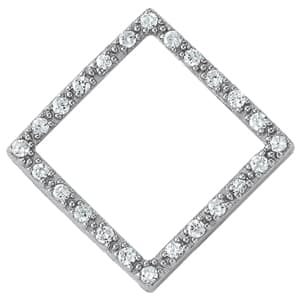 Pendants Fashion — White Gold