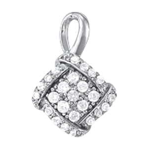 Pendants Cluster — White Gold