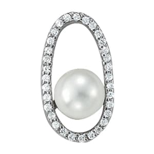Pendants Color Pearl — White Gold
