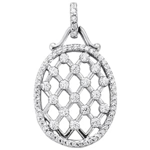 Pendants Fashion — White Gold