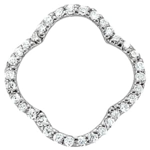 Fashion Pendant — White Gold