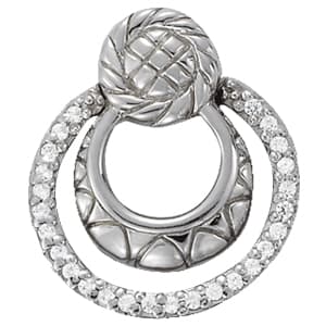 Pendants Fashion — White Gold