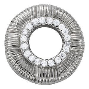 Pendants Fashion — White Gold