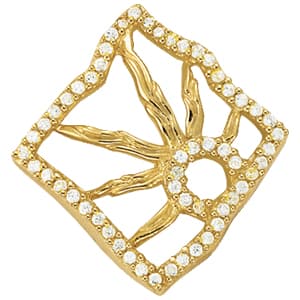 Pendants Fashion — White Gold