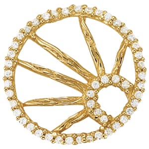 Pendants Fashion — White Gold