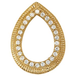 Pendants Fashion — White Gold