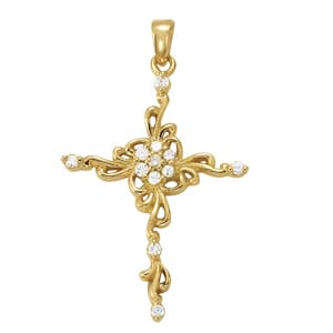 Pendants Religious Crosses — White Gold