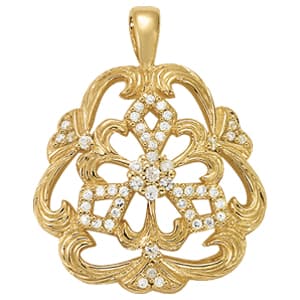 Pendants Fashion — White Gold