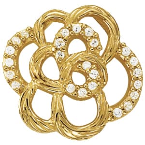 Pendants Fashion — White Gold