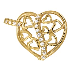 Pendants Heart — White Gold