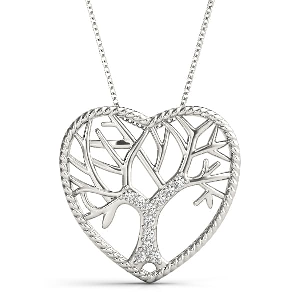 Tree Heart Pendant — View 1
