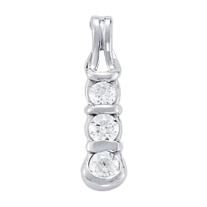 Pendants Love Knot — 1/2 CT — White Gold
