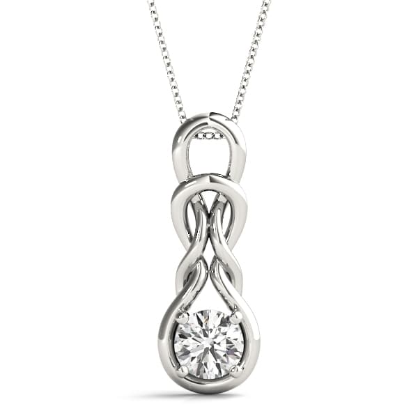 Pendants Love Knot — 1/4 CT — View 1