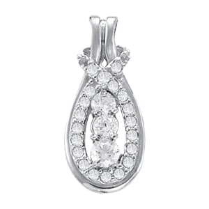Pendants Love Knot — White Gold