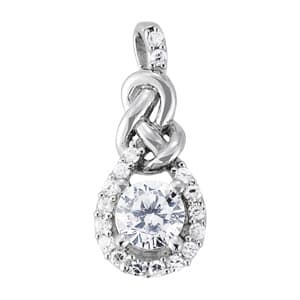 Pendants Love Knot — 1 CT — White Gold