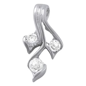 Pendants Fashion — White Gold