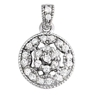 Pendants Cluster — White Gold