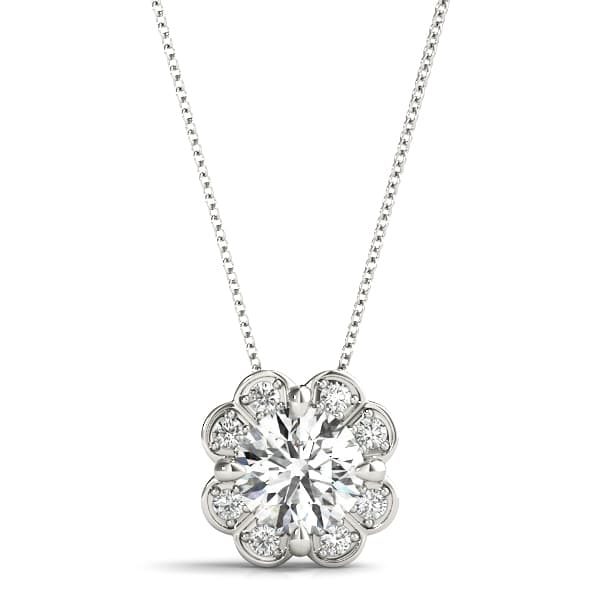 Pendants Halo — 1 CT — View 1
