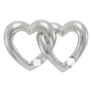Pendants Neck Centers & Slides — White Gold