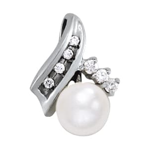Pendants Color Pearl — White Gold