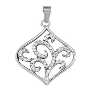 Pendants Fashion — White Gold
