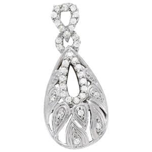Pendants Fashion — White Gold