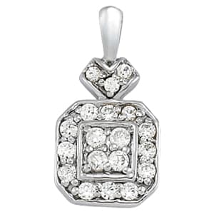 Pendants Cluster — White Gold