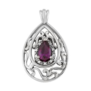 Pendants Color Pear — White Gold