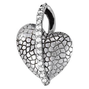 Pendants Heart — White Gold